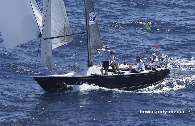 White Bay 6 Azzuro at the start of the 2022 Sydney Hobart race photo copyright Bow Caddy Media taken at Cruising Yacht Club of Australia and featuring the IRC class