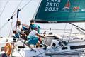 Crew of the Alexforbes ArchAngel depart Cape Town in their history making bid to win the 2023 Cape2Rio Yacht Race