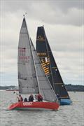 Eric the Red (IRC3) and Jiraffe (IRC1) on 2023 Warsash Spring Series Day 3 © Peter Bateson