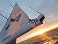 The now infamous motif on the mainsail of AJ Wanderlust © RWYC