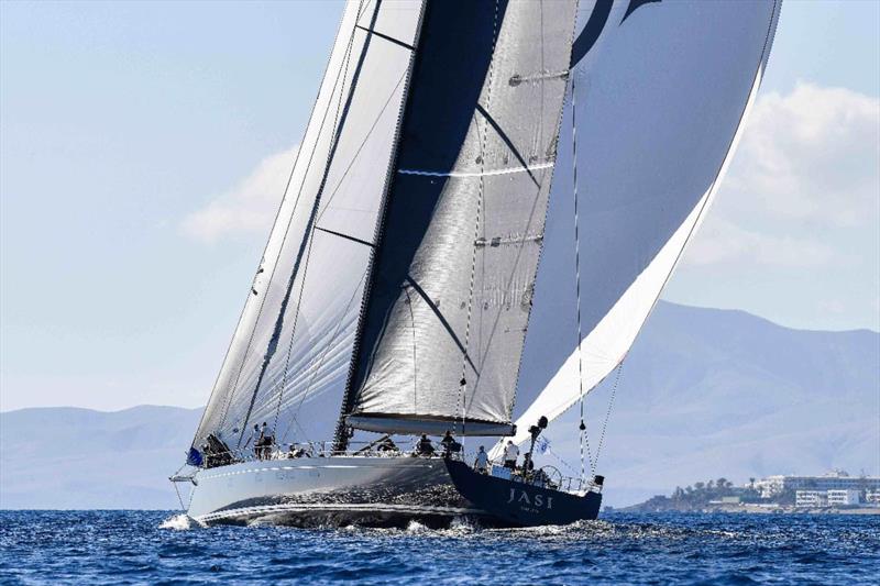 The largest boat in the fleet - Swan 115 Jasi - 2023 RORC Transatlantic Race - photo © James Tomlinson