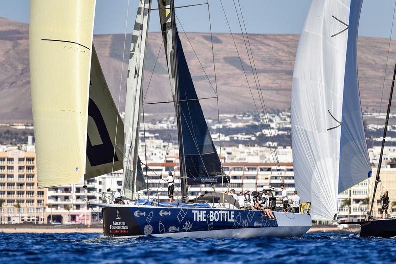 Volvo 70 Green Dragon, skippered by Cathal Mahon - 2023 RORC Transatlantic Race photo copyright James Tomlinson taken at Royal Ocean Racing Club and featuring the IRC class