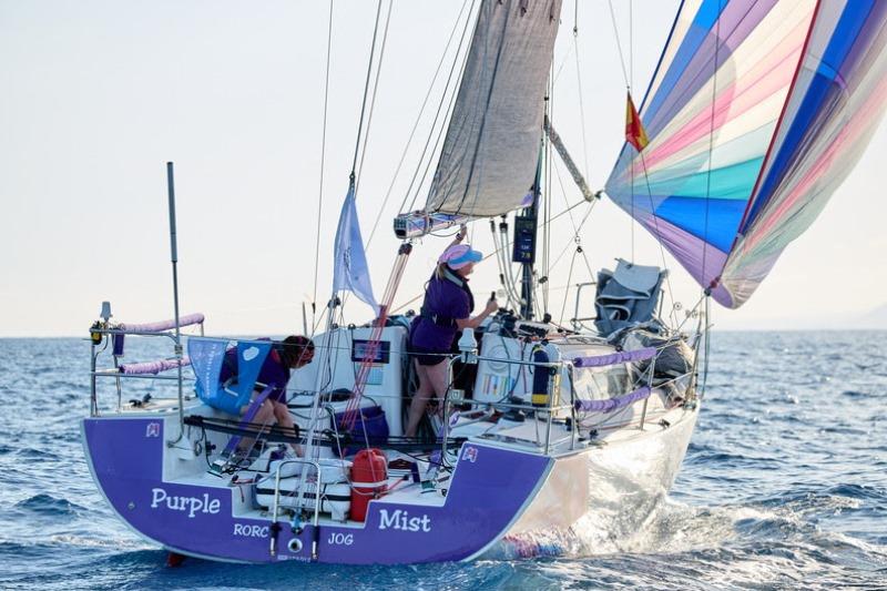 Kate Cope & Claire Dresser racing Two-Handed in Sun Fast 3200 Purple Mist (GBR) - photo © James Mitchell / RORC