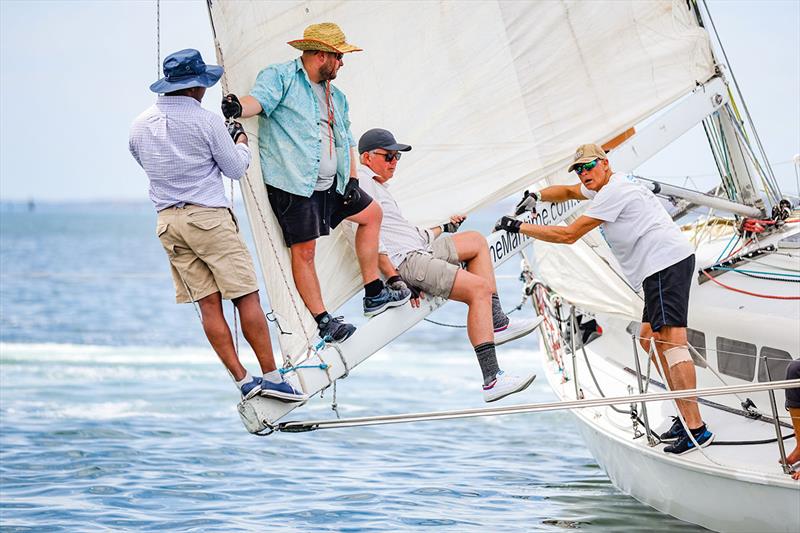 The lenghts one has to go to leave a bommie behind - Festival of Sails - photo © Salty Dingo