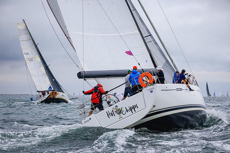 Hot Chipps was hot in division - Festival of Sails photo copyright Salty Dingo taken at Royal Geelong Yacht Club and featuring the IRC class