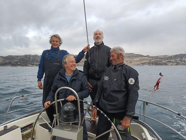 Jean d'Arthuys and Sébastien Audigane are looking for an audacious crew to sail around the world. What are you waiting for? Crédit  photo copyright Projet Triana / OGR2023 taken at  and featuring the IRC class