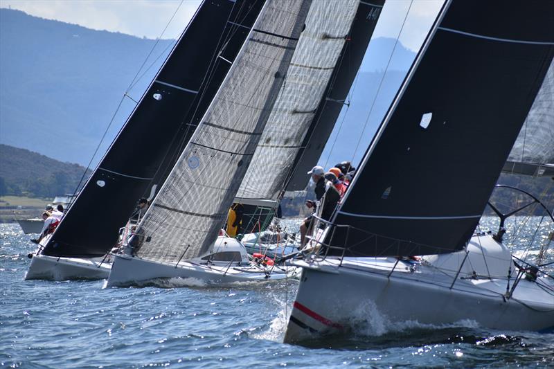 Close and competitive sailing is a feature of the Banjos Shoreline Crown Series - photo © Jane Austin