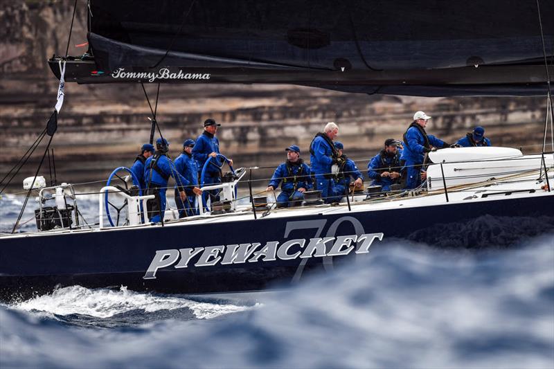 Roy P Disney's Pyewacket 70 (USA) starts the 14th RORC Caribbean 600 photo copyright James Tomlinson taken at Royal Ocean Racing Club and featuring the IRC class