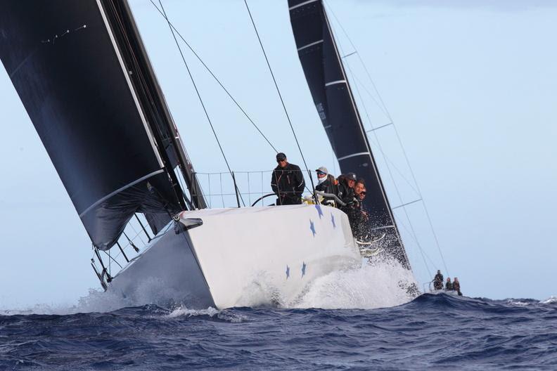 Kate & Jim Murray's Pac52 Callisto (USA) was the first in IRC Zero to round Redonda in the RORC Caribbean 600 - photo © Tim Wright / www.photoaction.com