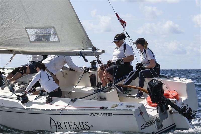 Tracy Richardson at the helm of Artemis - Nautilus Marine Insurance Sydney Harbour Regatta - photo © Marg Fraser-Martin