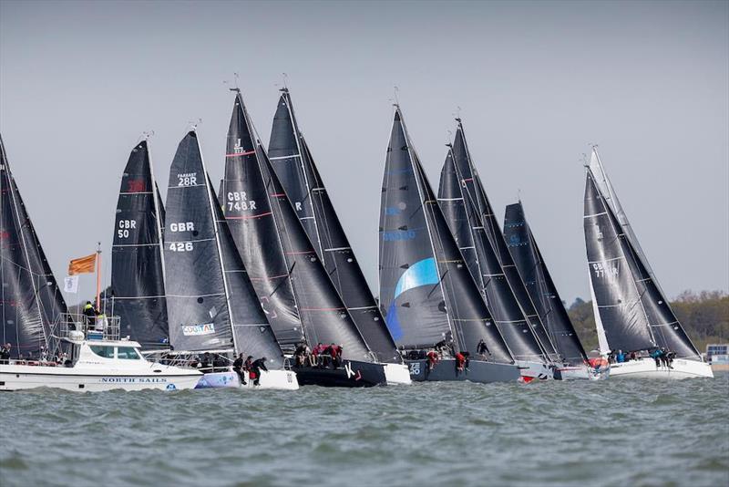 Up to three inshore races per day in the first UK regatta of the RORC 2023 season - photo © Paul Wyeth / pwpictures.com
