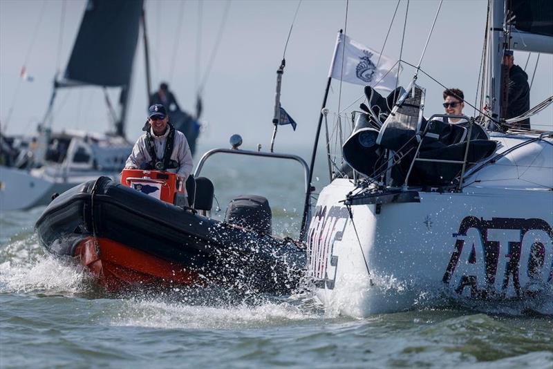 Coaching on and off the water photo copyright Paul Wyeth / pwpictures.com taken at Royal Ocean Racing Club and featuring the IRC class