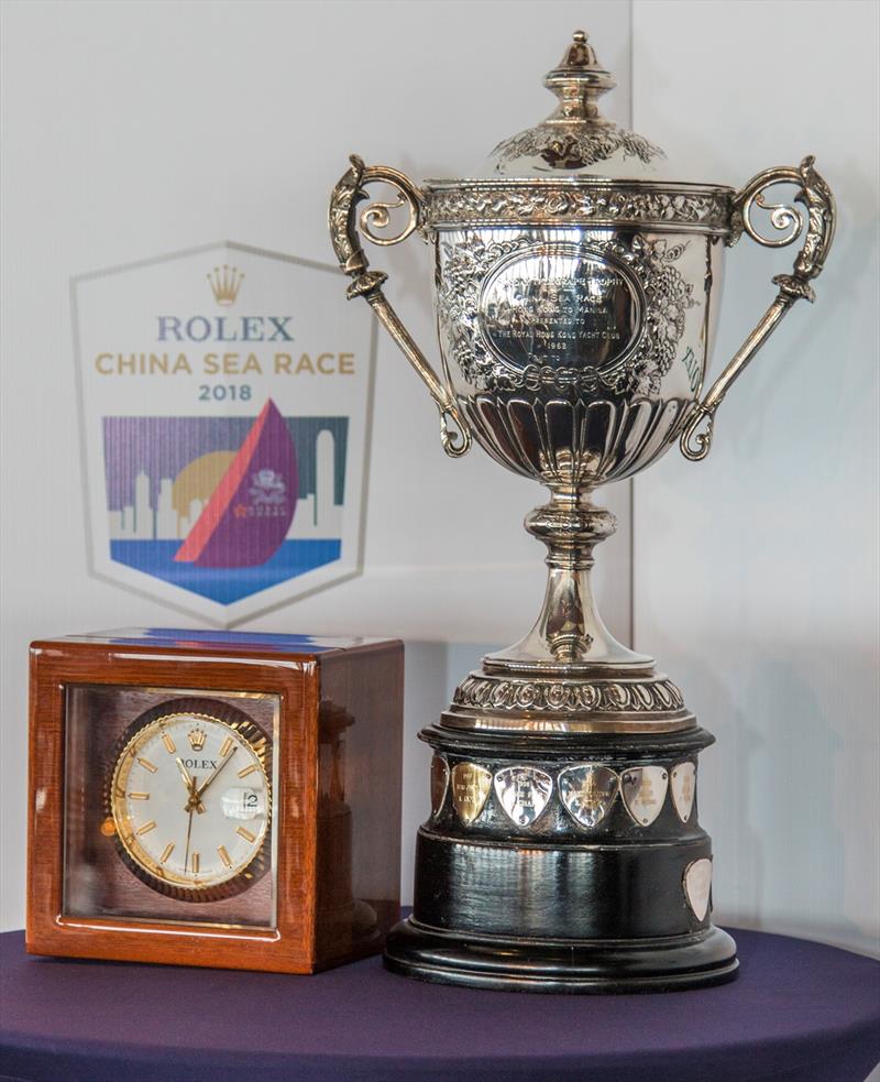 Line Honours winner Sunday Telegraph Trohpy - Press Luncheon Rolex China Sea Race 2018 photo copyright Rolex / Daniel Forster taken at Royal Hong Kong Yacht Club and featuring the IRC class