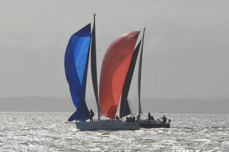 2023 Warsash Spring Series Day 1 photo copyright Peter Bateson taken at Warsash Sailing Club and featuring the IRC class