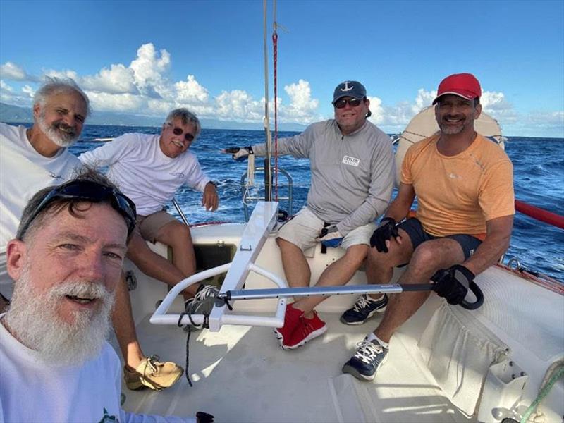Puerto Rico's Jerome O'Neill and his team on Crystal are ready to race STIR 2023 photo copyright O’Neill taken at St. Thomas Yacht Club and featuring the IRC class