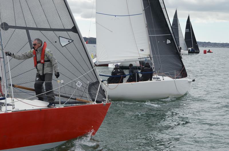 2023 Warsash Spring Series Day 2 photo copyright Peter Bateson taken at Warsash Sailing Club and featuring the IRC class