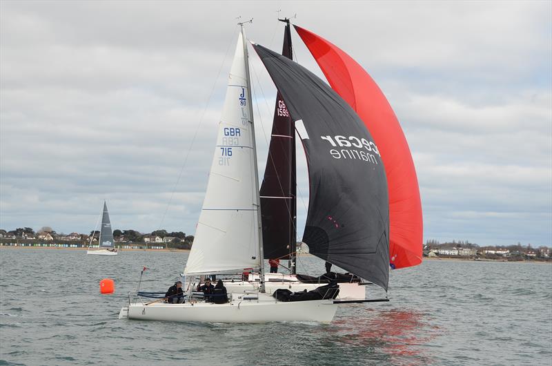 2023 Warsash Spring Series Day 2 photo copyright Peter Bateson taken at Warsash Sailing Club and featuring the IRC class