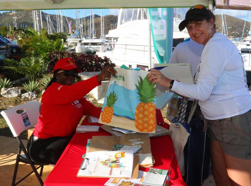 Collecting Skippers Packs and pre-regatta goodie bags the day before the Round Tortola Race - photo © Ingrid Abery / www.ingridabery.com