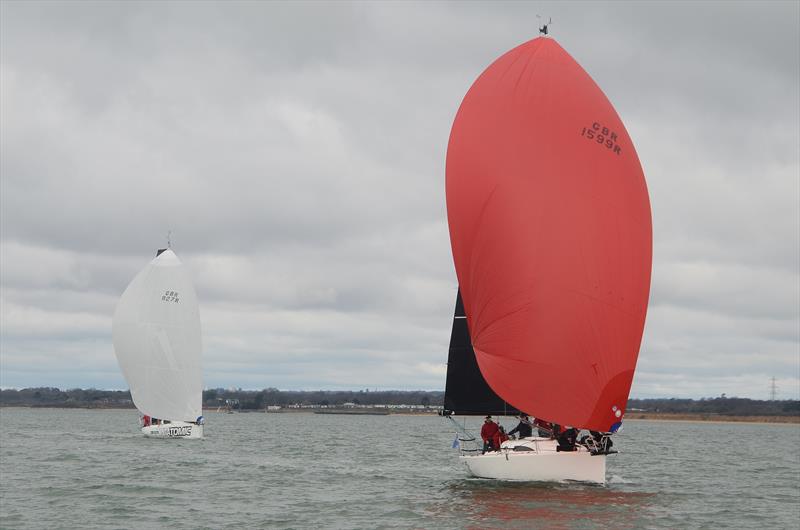 Jump 2 It and Atomic (IRC2) on 2023 Warsash Spring Series Day 3 - photo © Peter Bateson