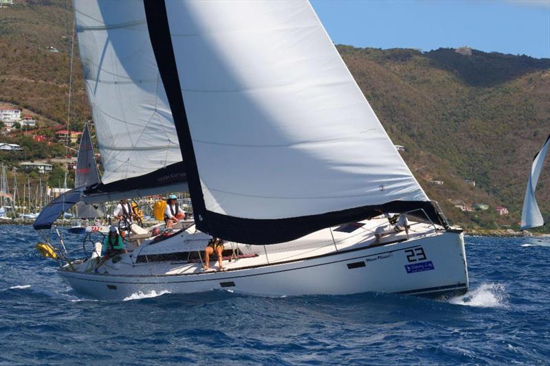 All-female crew on Salona 44 Moonflower at the start of the Scrub Island Invitational - photo © Ingrid Abery / www.ingridabery.com