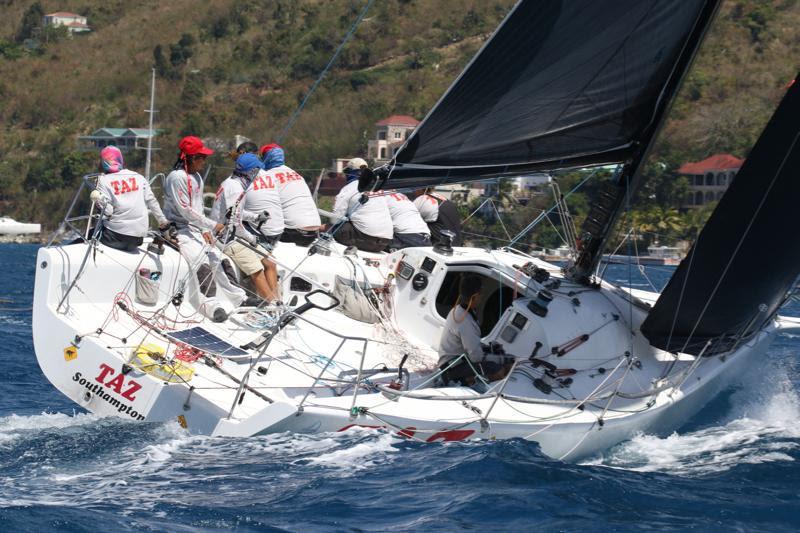 Bernie Evan Wong's TP 37 TAZ - BVI Spring Regatta & Sailing Festival, Day 3 - photo © Ingrid Abery / www.ingridabery.com