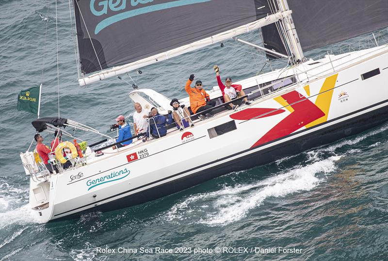 Sense 46, Generations - Rolex China Sea Race 2023, day 1 - photo © Daniel Forster / Rolex