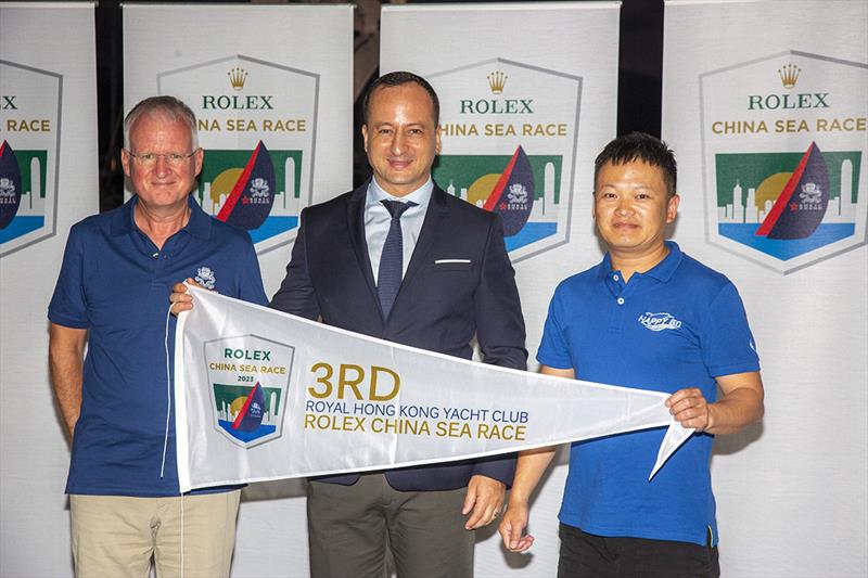 IRC 0 3rd place Happy Go - Rolex China Sea Race 2023 - photo © Rolex / Daniel Forster