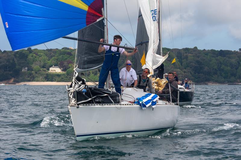 Fahrenheit sailing in Jersey photo copyright RCIYC taken at Royal Channel Islands Yacht Club and featuring the IRC class