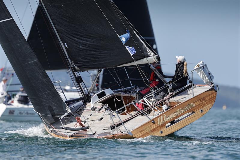 Gavin Howe's wooden classic Julian Everitt designed Wavetrain - Cervantes Trophy Race - photo © Paul Wyeth / RORC