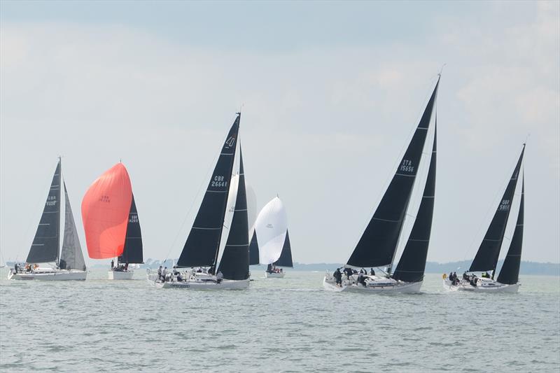 IRC 1 and IRC 2 boats during the Warsash Spring Championships Second Weekend - photo © Peter Bateson