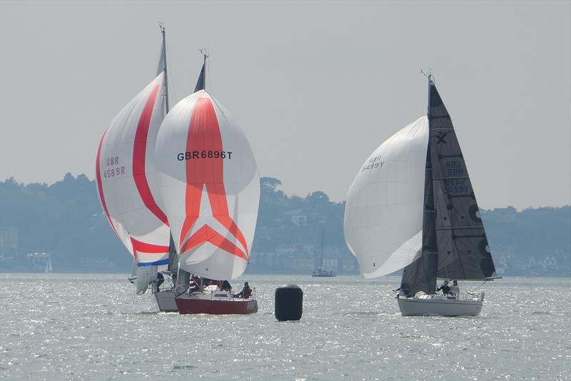 Prospero, Erik the Red and Expressly Forbidden in IRC 3 during the Warsash Spring Championships Second Weekend - photo © Peter Bateson