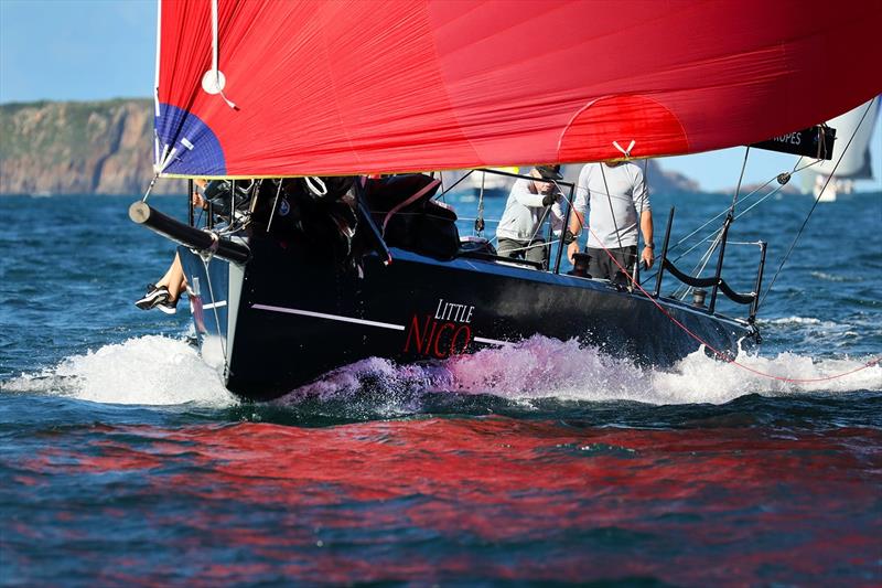 Sail Port Stephens - Shaw 11 Little Nicho in a nor-easter - photo © Promocean Media