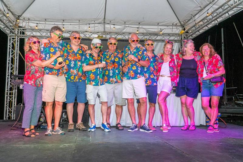 Prizewinners at the Peters & May Round Antigua Race photo copyright Visual Echo taken at Antigua Yacht Club and featuring the IRC class