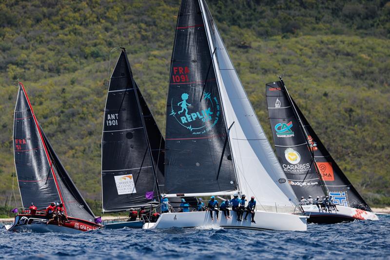 The competitive fleet in CSA Racing 5 is led by GFA Caraïbes - La Morrigane at Antigua Sailing Week 2023 - photo © Paul Wyeth / www.pwpictures.com