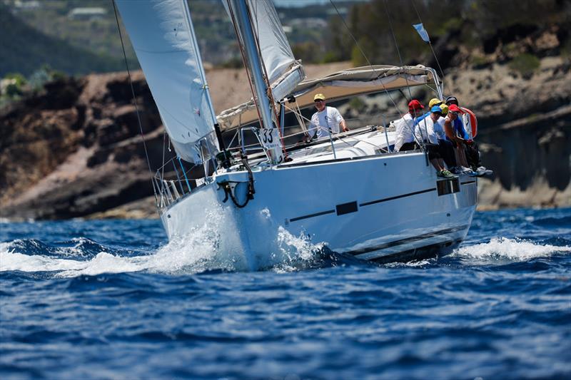 KH P Botero, with a team from Lake Constance in Germany leads Bareboat 1 at Antigua Sailing Week 2023 photo copyright Paul Wyeth / www.pwpictures.com taken at Antigua Yacht Club and featuring the IRC class