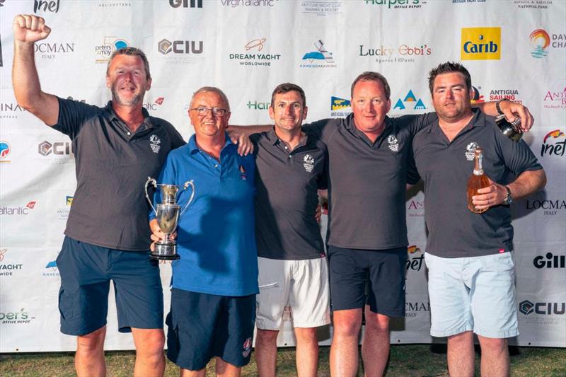Overall winner in the Dream Yacht Charter Bareboat Class - Coleman Garvey's KH P Nolde (IRL) - Antigua Sailing Week photo copyright Visual Echo taken at Antigua Yacht Club and featuring the IRC class