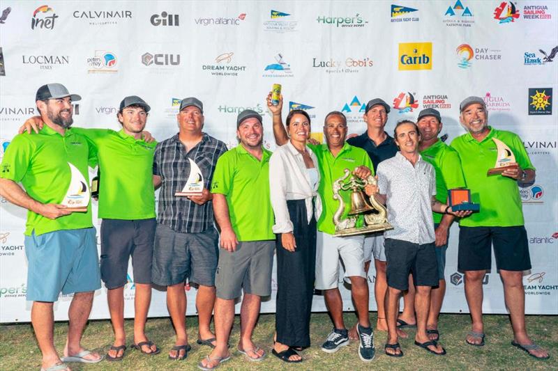 John Evans & Trey Sheehan's TP52 Hooligan (USA) were second overall and won CSA 1 - Antigua Sailing Week photo copyright Visual Echo taken at Antigua Yacht Club and featuring the IRC class