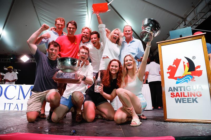 Chris & Caroline Body racing J/122 El Ocaso lifted the Lord Nelson Trophy and took victory in CSA Racing 2 - Antigua Sailing Week photo copyright Paul Wyeth / pwpictures.com taken at Antigua Yacht Club and featuring the IRC class