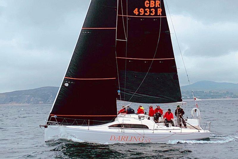 Darling xx enjoying the breeze as mist lifted - IRC Welsh National Championship 2023 at Pwllheli photo copyright Ian Jones taken at Pwllheli Sailing Club and featuring the IRC class