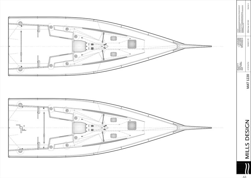 M.A.T.1220 Deck Plan - photo © Mills Design