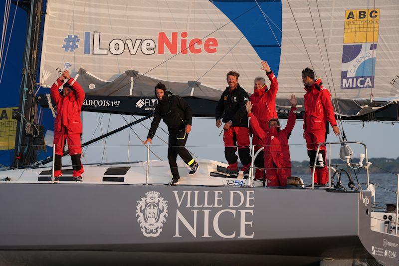 The Bermuda Lorient record attempt 2023 - Arrival, having beaten the record photo copyright Polaryze taken at  and featuring the IRC class