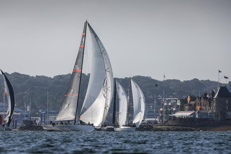 Notorious (GBR 8728), starting on the RYS line - RORC Myth of Malham Race 2023 photo copyright Paul Wyeth / RORC taken at Royal Ocean Racing Club and featuring the IRC class