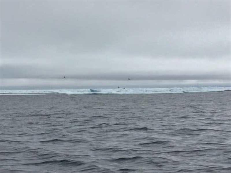 Endless ice banks noticeable from a distance by the blue tint it gives the clouds above them photo copyright RWYC taken at Royal Western Yacht Club, England and featuring the IRC class