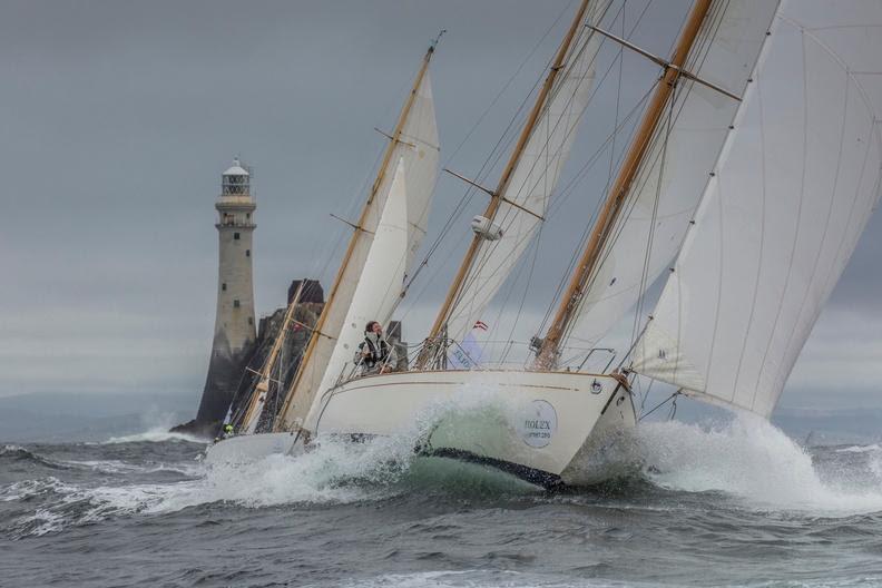 Rod and Olin Stephens' Dorade, the 1931 and 1933 winner of the Fastnet Race - photo © Daniel Forster / Rolex