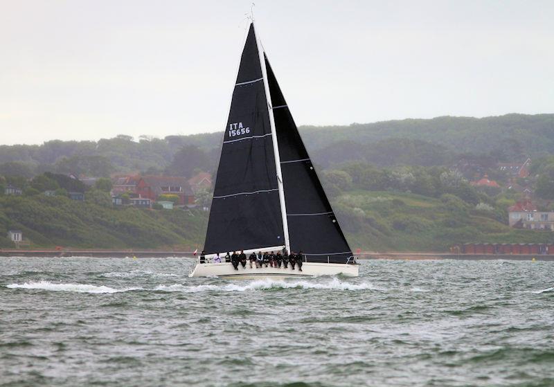 The 2023 Round the Island Race fleet pass through the Hurst narrows photo copyright Sam Jardine taken at Island Sailing Club, Cowes and featuring the IRC class