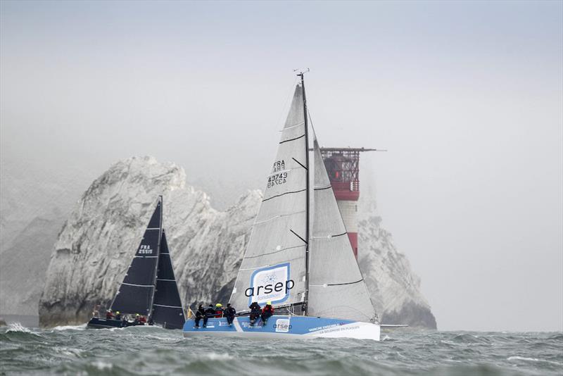 François & Corentin Lognoné MC 34 Nutmeg Solidaire en Peloton photo copyright Paul Wyeth / RORC taken at Royal Ocean Racing Club and featuring the IRC class