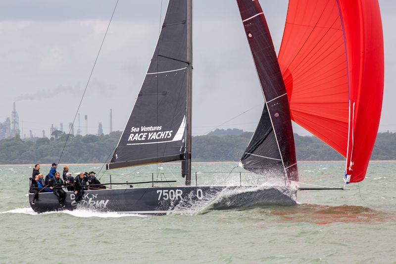 Dark n Stormy - IRC 0 on day 4 of Cowes Week 2023 photo copyright Martin Augustus / www.sailingimages.co.uk taken at Cowes Combined Clubs and featuring the IRC class