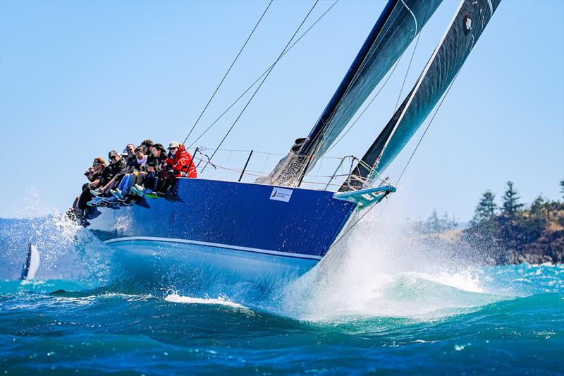 Yeah Baby powering - 2023 Hamilton Island Race Week, Day 1 photo copyright Salty Dingo taken at Hamilton Island Yacht Club and featuring the IRC class