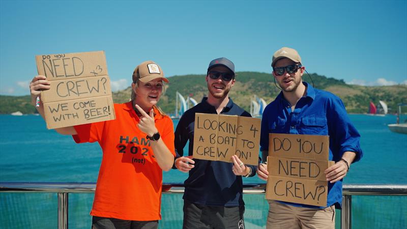 Broadkast - Pippa, Matt and Ben from Masala - 2023 Hamilton Island Race Week, Day 3 photo copyright Salty Dingo taken at Hamilton Island Yacht Club and featuring the IRC class