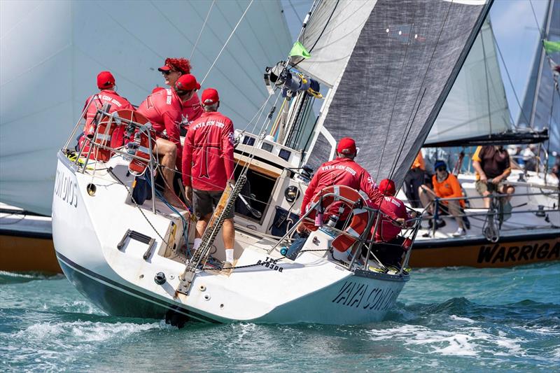 Vaya Con Dios, Warringal and others come to grips with the messy Division 4 start - SeaLink Magnetic Island Race Week photo copyright Andrea Francolini / SMIRW taken at Townsville Yacht Club and featuring the IRC class